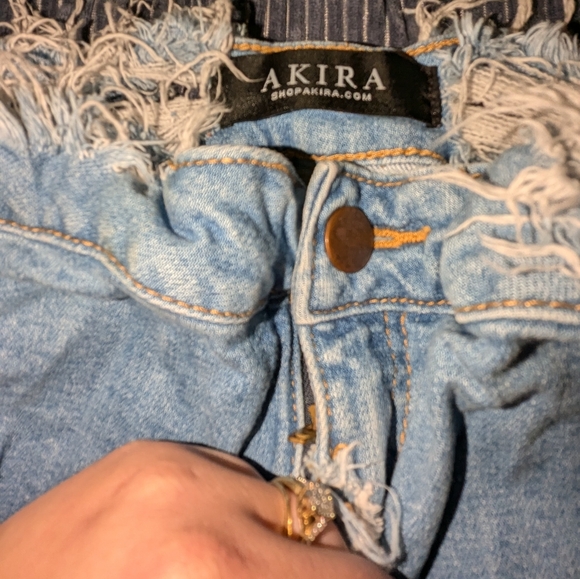 AKIRA distressed flare jeans - Picture 4 of 4